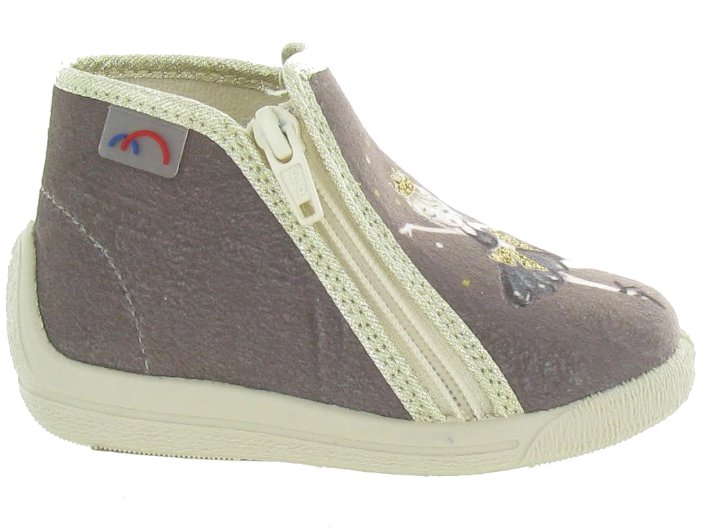 Bellamy Chaussons Et Pantoufles Vanou Taupe 2 Bellamy Chaussons Et Pantoufles Vanou Taupe – Image 2