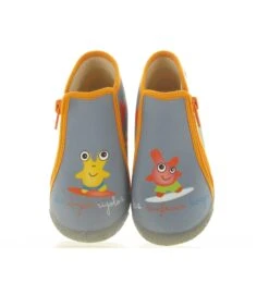 Bellamy Chaussons Et Pantoufles Prague Gris