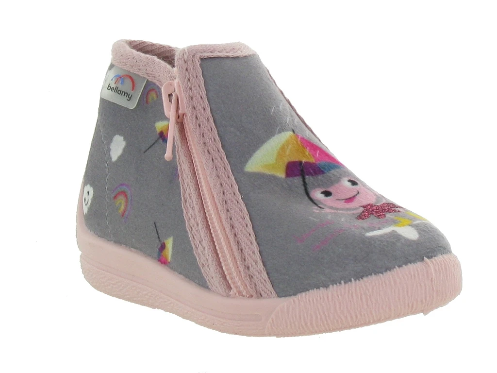 Bellamy Chaussons Et Pantoufles Martine Gris 1 Bellamy Chaussons Et Pantoufles Martine Gris