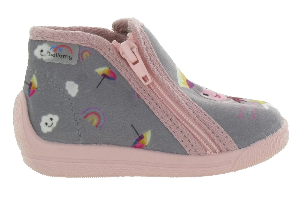Bellamy Chaussons Et Pantoufles Martine Gris 2 Bellamy Chaussons Et Pantoufles Martine Gris – Image 2