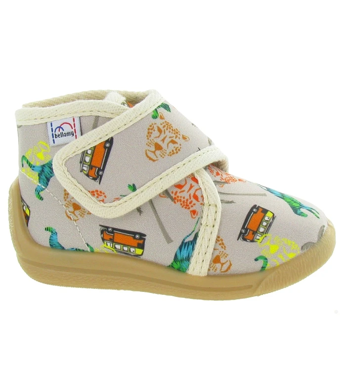 Bellamy Chaussons Et Pantoufles Noe Gris 2 Bellamy Chaussons Et Pantoufles Noe Gris – Image 2