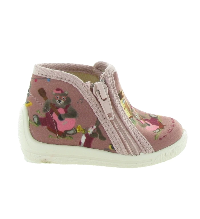Bellamy Chaussons Et Pantoufles Tafa Rose 2 Bellamy Chaussons Et Pantoufles Tafa Rose – Image 2